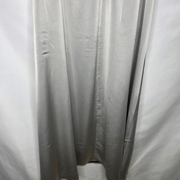 Sincerely Julies Gray/Silver Long Maxi A Line Front Slit Women's Skirt Size S - Picture 12 of 13
